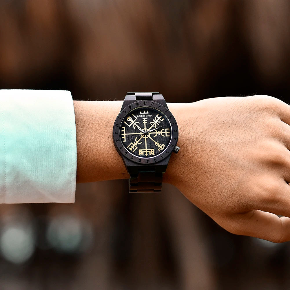 Viking Wooden Watch