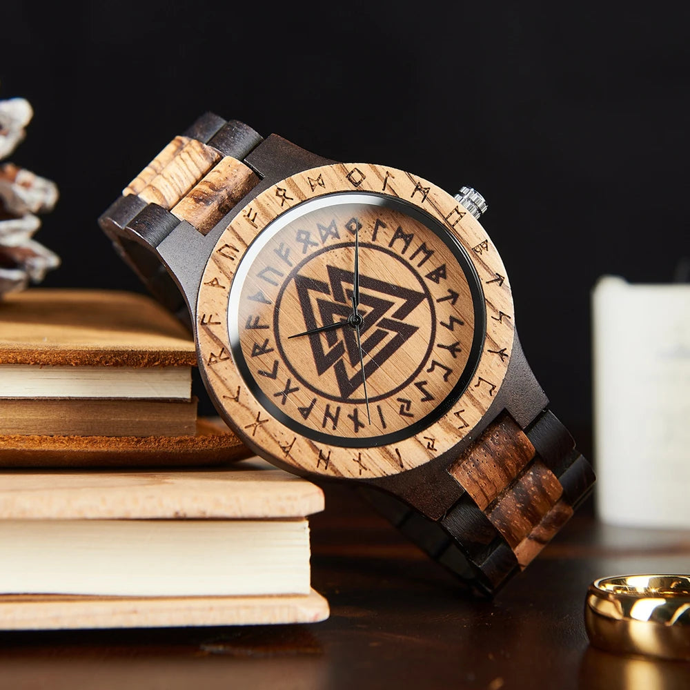 Viking Wooden Wristwatch