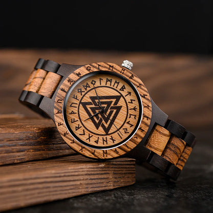 Viking Wooden Wristwatch
