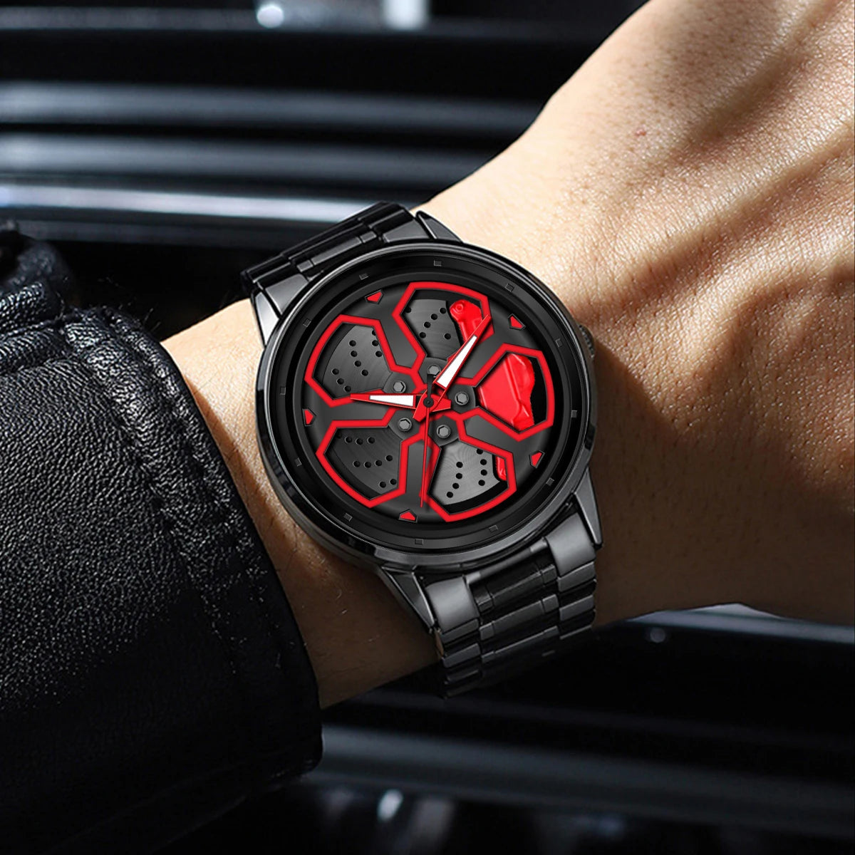 Rotating Dial Top Men Watch