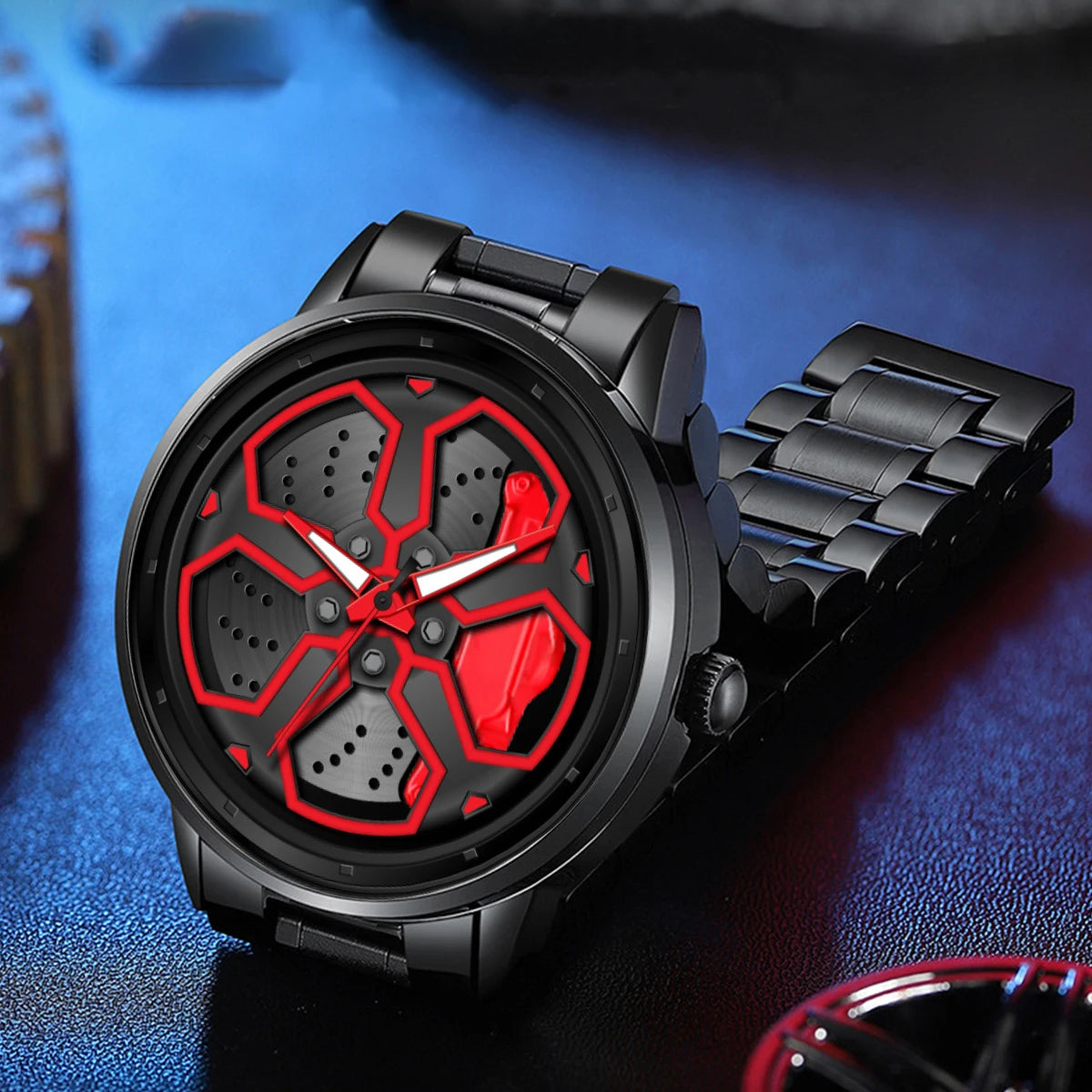 Rotating Dial Top Men Watch
