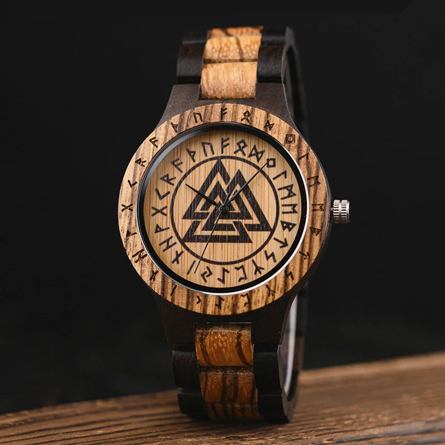 Viking Wooden Wristwatch